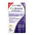 Probiotic Defense+ 60 дъвчащи таблетки | Natrol За заздравяване на имунните защити Подпомага здравето и добрата микрофлора на стомашно-чревната система Противодейства на патогенните организми в тялото Probiotic Defense+ 60 дъвчащи таблетки | Natrol За заз