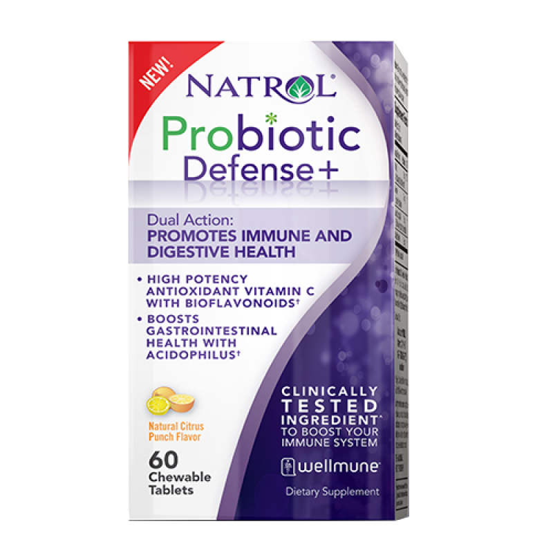 Probiotic Defense+ 60 дъвчащи таблетки | Natrol