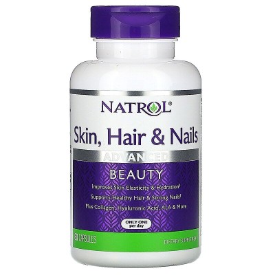 Skin Hair Nails + Collagen 60 капсули | Natrol Skin Hair Nails + Collagen 60 капсули | NatrolИма противовъзпалителни действия
Стимулира обмяната на веществата в клетките
При розацеа, дерматит, псориазис
Възстановява производството на колаген
Skin Hair Nails + Collagen 60 капсули | Natrol Има противовъзпалителни действия Стимулира обмяната на веществата в клетките При розацеа, дерматит, псориазис Възстановява производството на колаген Премах Skin Hair Nails + Collagen 60 капсули | Natrol Има п