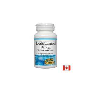 За чревната бариера и мускулната функция - Л-глутамин, 500 mg, 60 капсули | Natural Factors За чревната бариера и мускулната функция - Л-глутамин, 500 mg, 60 капсули | Natural Factors