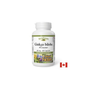 Гинко билоба Фитозоми, 60 mg x 60 капсули | Natural Factors