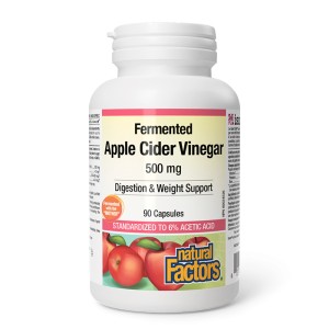 Apple Cider Vinegar 500 мг 90 капсули | Natural Factors Apple Cider Vinegar 500 мг 90 капсули | Natural Factors