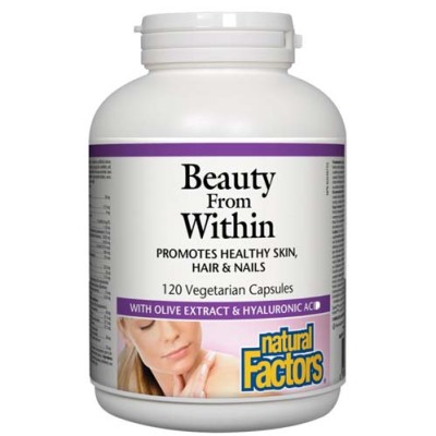 Beauty From Within 329 мг 120 капсули | Natural Factors Естествено подмладява косата, кожата и ноктите Насърчава здравословния растеж на косата, кожата и ноктите с хранителна подкрепа Подобрява външния вид, с Beauty From Within 329 мг 120 капсули | Natura