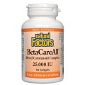 BetaCareAll® 25000 IU 90 гел-капсули | Natural Factors