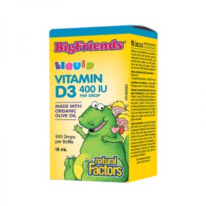 BigFriends Liquid Vitamin D3 400 IU 15 мл | Natural Factors
