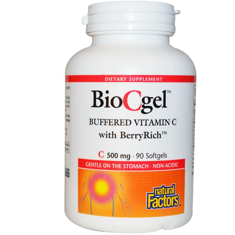 BioCgel 500 мг 90 софтгел капсули Natural Factors
