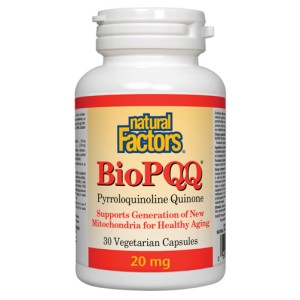 BioPQQ®Pyrroloquinoliune Quinone 20 mg 30 capsules | Natural Factors