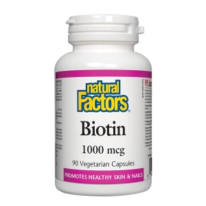 Biotin 1000 мкг 90 веге капсули | Natural Factors