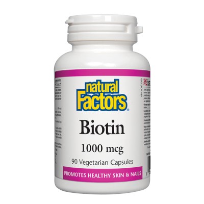 Biotin 1000 мкг 90 веге капсули | Natural Factors