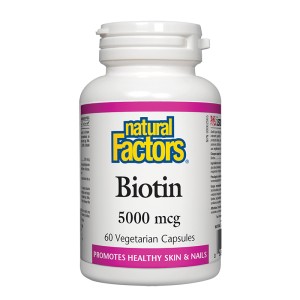 Biotin 5000 мкг 60 веге капсули | Natural Factors