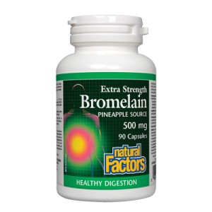 Bromelain 500 мг 90 капсули | Natural Factors