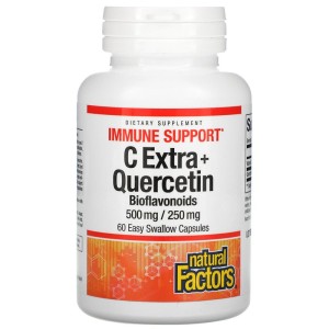 C Extra + Quercetin 60 капсули | Natural Factors