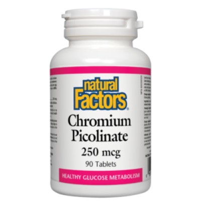 Chromium Picolinate 250 мкг 90 таблетки | Natural Factors Chromium Picolinate 250 мкг 90 таблетки | Natural Factors