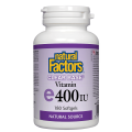 Clear Base Vitamin E 400 IU 180 гел-капсули | Natural Factors