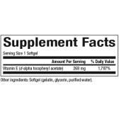 Clear Base Vitamin E 400 IU 180 гел-капсули | Natural Factors