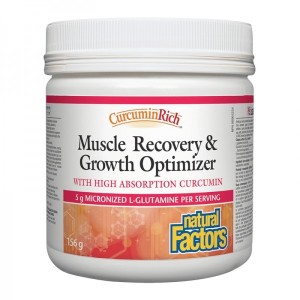 CurcuminRich Muscle Recovery & Growth Optimizer Powder 156 гр | Natural Factors
