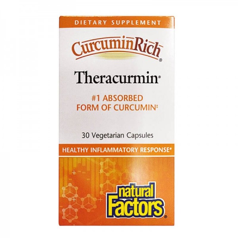 CurcuminRich Theracurmin 30 мг 30 веге капсули | Natural Factors