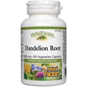 Dandelion Root 800 мг 90 гел-капсули | Natural Factors