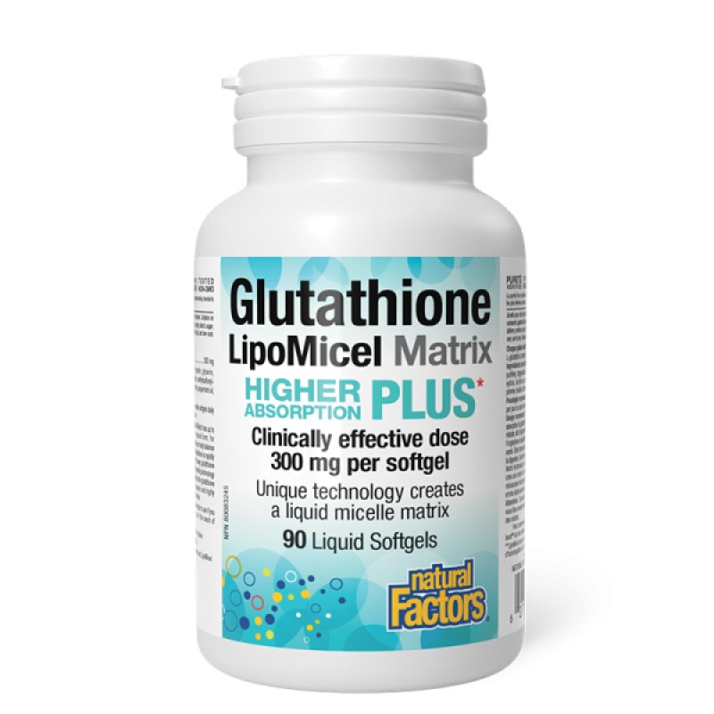 Glutathione LipoMicel Matrix 300 мг 90 течни гел-капсули | Natural Factors