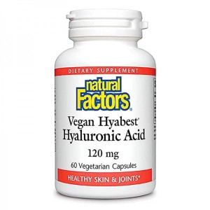 Hyabest Hyaluronic Acid 120 мг 60 веге капсули | Natural Factors