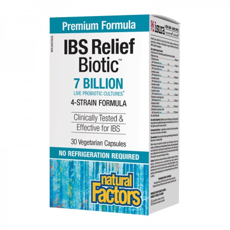 IBS Relief Biotic 7 млрд. CFU 30 веге капсули | Natural Factors
