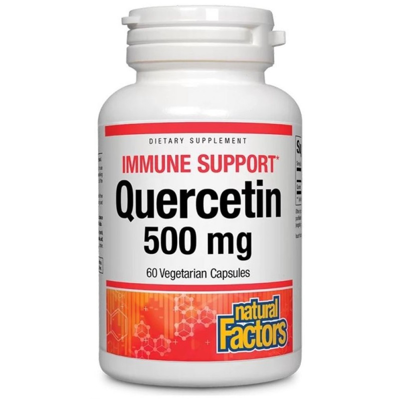 Immune Support Quercetin 500 мг 60 веге капсули | Natural Factors