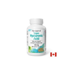 Хиалуронова киселина HyAppeal® (веган), 120 mg х 60 V капсули | Natural Factors