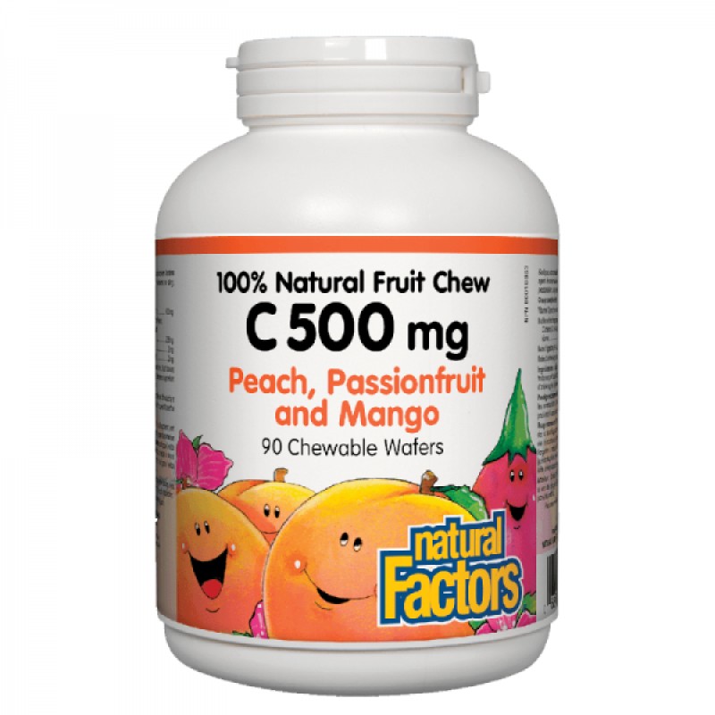 Vitamin C/ Витамин С 500 mg х 90 дъвчащи таблетки с вкус на тропически плодове