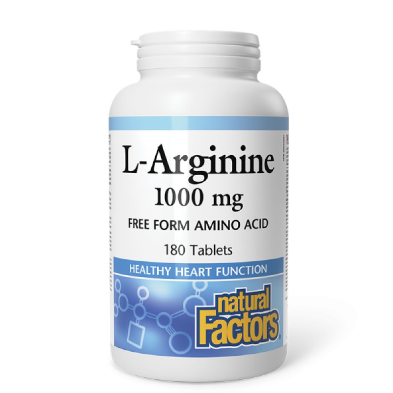 L-Arginine 1000 мг 180 таблетки | Natural Factors