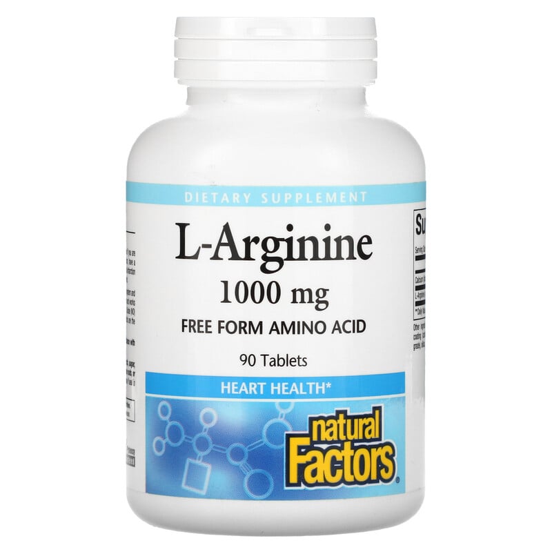 L-Arginine 1000 мг 90 таблетки | Natural Factors