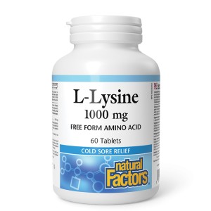 L-Lysine 1000 мг 60 таблетки | Natural Factors
