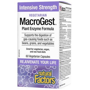 MacroGest Plant Enzyme Formula 60 веге капсули | Natural Factors MacroGest Plant Enzyme Formula 60 веге капсули | Natural Factors