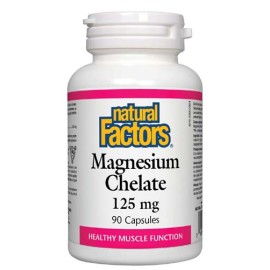 Magnesium Chelate 125 мг 90 капсули | Natural Factors