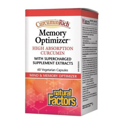 MEMORY OPTIMIZER™ 388 мг 60 капсули | Natural Factors За безупречно здраве на мозъка За добра и силна памет За по-добро фокусиране и концентрация Срещу сложни и опасни неврологични болести Предпаз MEMORY OPTIMIZER™ 388 мг 60 капсули | Natural Factors За б