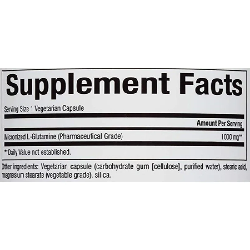 Micronized L-Glutamine 1000 мг 90 капсули | Natural Factors Micronized L-Glutamine 1000 мг 90 капсули | Natural FactorsУчаства в синтеза на протеини
Потиска секрецията на кортизол (антикатаболен ефект)
Намален риск от претрениране
Стимулира п Micronized L-Glutamine 1000 мг 90 капсули | Natural Factors Участва в синтеза на протеини Потиска секрецията на кортизол (антикатаболен ефект) Намален риск от претрениране Стимулира производството на глико Micronized L-Glutamine 1000 мг 90 капсули | Natur
