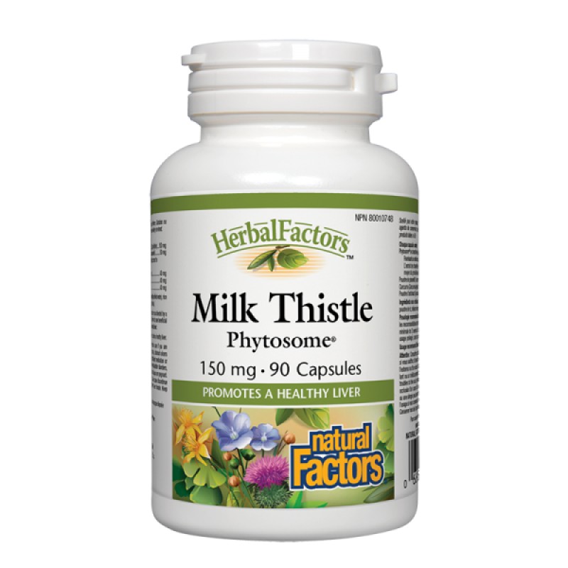 Milk Thistle Phytosome 150 мг 90 капсули | Natural Factors