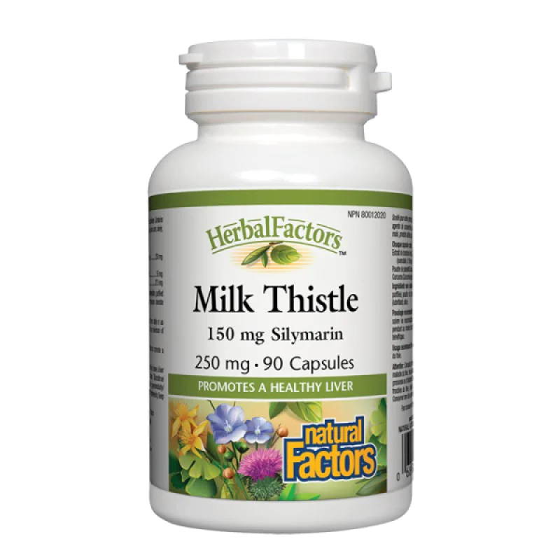 Milk Thistle 250 мг 90 капсули | Natural Factors Milk Thistle 250 мг 90 капсули | Natural Factors