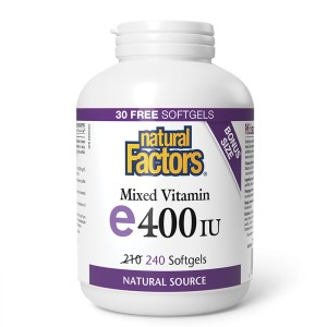 Mixed Vitamin E 400 IU 240 гел-капсули | Natural Factors