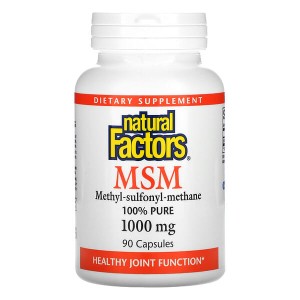 MSM 1000 мг 90 капсули | Natural Factors