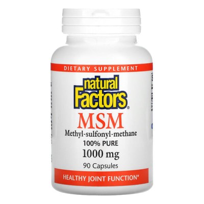 MSM 1000 мг 90 капсули | Natural Factors