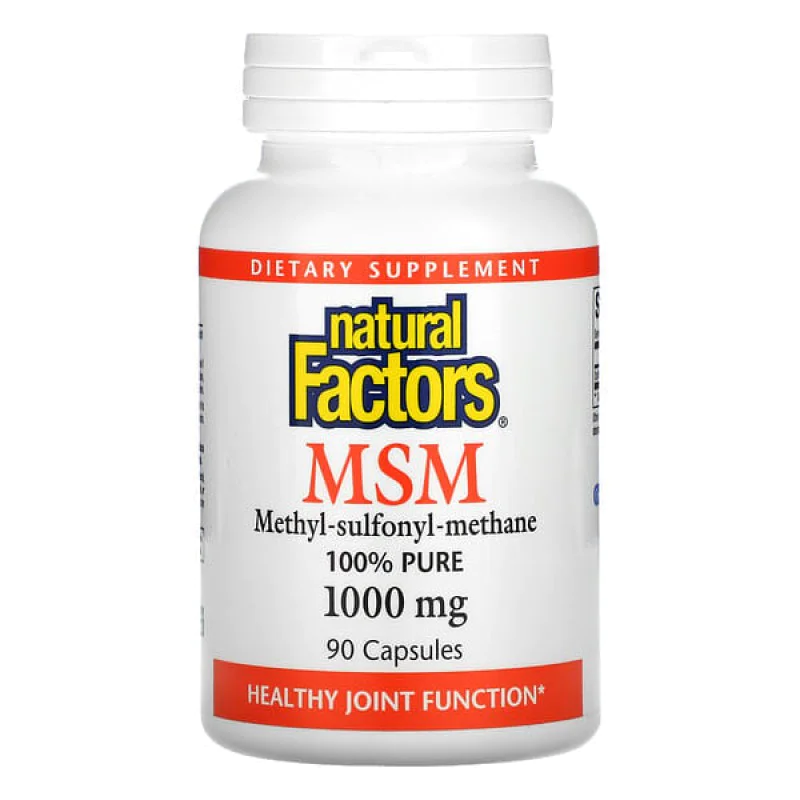 MSM 1000 мг 90 капсули | Natural Factors