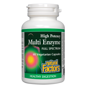 Multi Enzyme Full Spectrum 60 веге капсули | Natural Factors Multi Enzyme Full Spectrum 60 веге капсули | Natural Factors