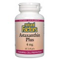 Natural Astaxanthin Plus 4 мг 60 гел-капсули | Natural Factors