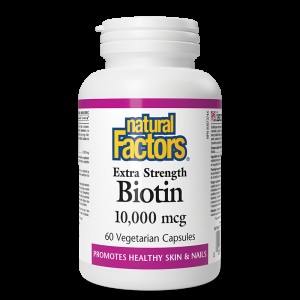 Biotin 10000 мкг 60 капсули | Natural Factors