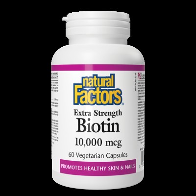 Biotin 10000 мкг 60 капсули | Natural Factors