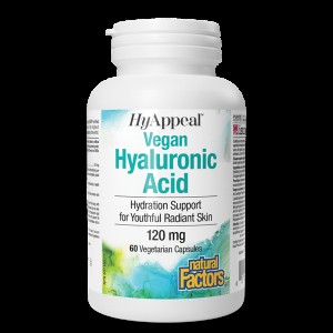 HyAppeal Hyaluronic Acid 120 мг 60 веге капсули | Natural Factors