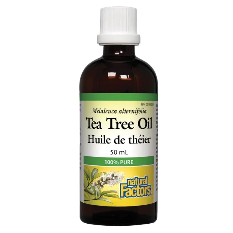 100% Pure Tea Tree Oil 50 мл | Natural Factors 100% Pure Tea Tree Oil 50 мл | Natural Factors