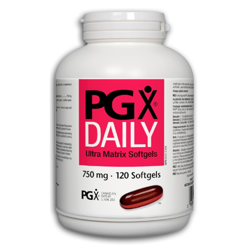 PGX® Daily Ultra 750 мг 120 гел капсули | Natural Factors