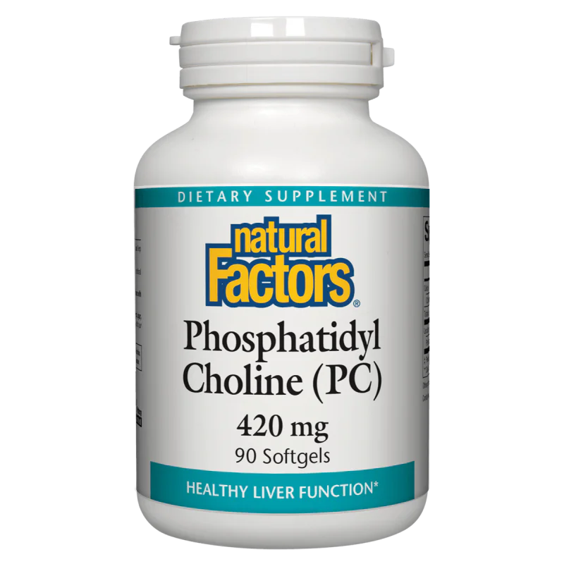Phosphatidyl Choline (PC) 420 мг 90 гел-капсули | Natural Factors Phosphatidyl Choline (PC) 420 мг 90 гел-капсули | Natural FactorsПоддържа здравето и функциите на черния дроб
Подпомага обработването на мазнините
Подпомага и подобрява паметта, Phosphatidyl Choline (PC) 420 мг 90 гел-капсули | Natural Factors Поддържа здравето и функциите на черния дроб Подпомага обработването на мазнините Подпомага и подобрява паметта, концентрацията и когнитивните Phosphatidyl Choline (PC) 420 мг 90 гел-капсул