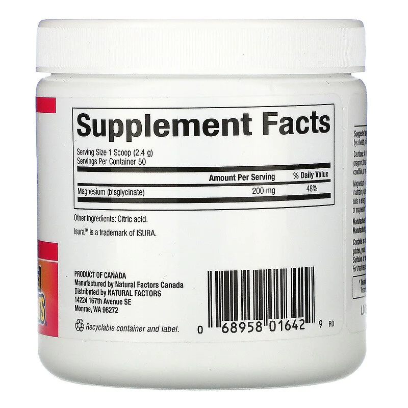 Pure Magnesium Bisglycinate 200 мг 120 гр | Natural Factors Pure Magnesium Bisglycinate 200 мг 120 гр | Natural Factors Допринася за поддържане на нормално състояние на метаболизма на въглехидратите, мазнините и белтъчините Грижи се за здравината Pure Magnesium Bisglycinate 200 мг 120 гр | Natural Factors Допринася за поддържане на нормално състояние на метаболизма на въглехидратите, мазнините и белтъчините Грижи се за здравината на костите и зъбите Д Pure Magnesium Bisglycinate 200 мг 120 гр | Na